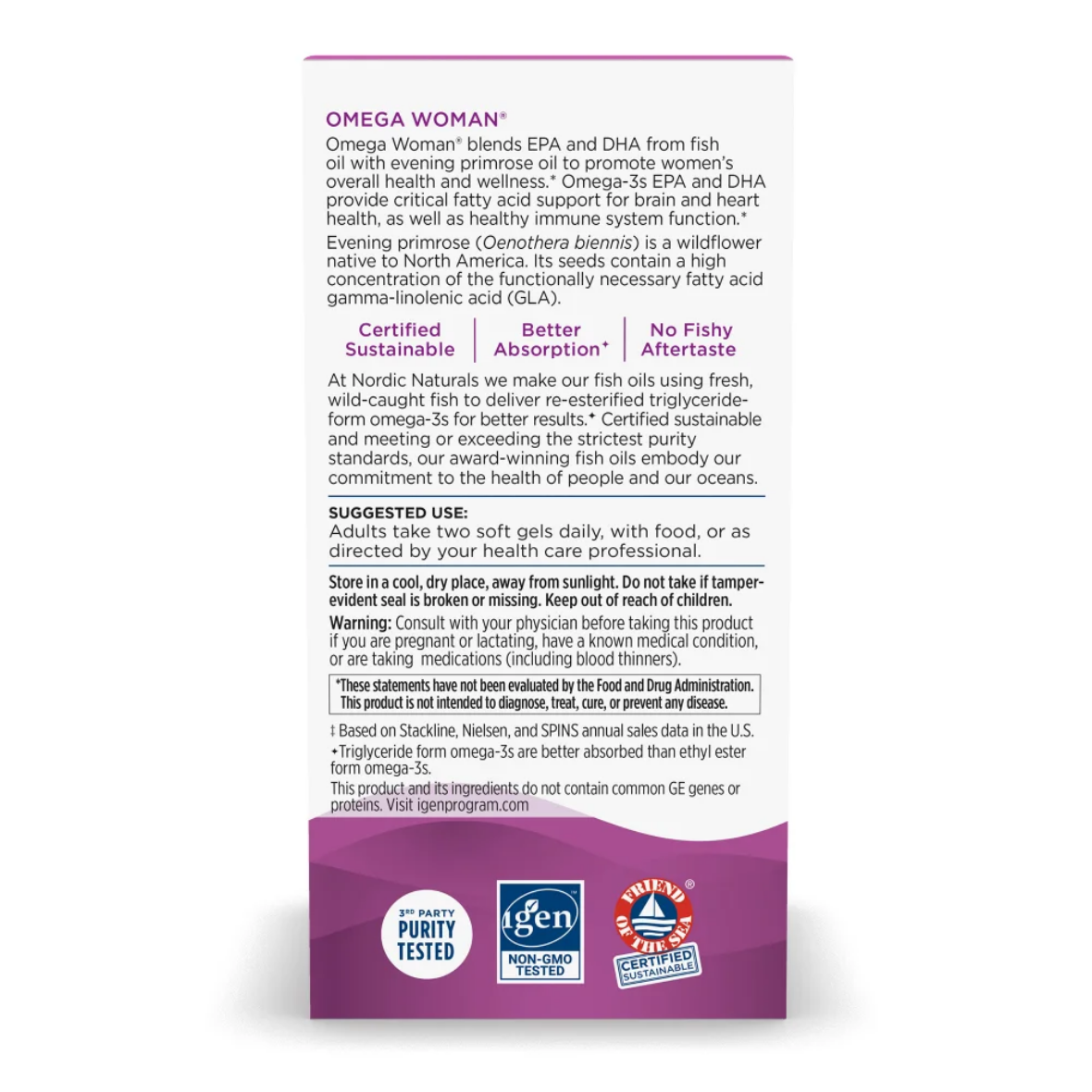 Nordic Naturals Omega Woman (Lemon)