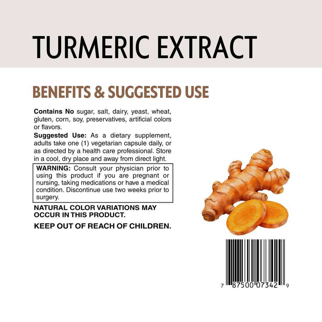 Tuermeric Extract 500 mg