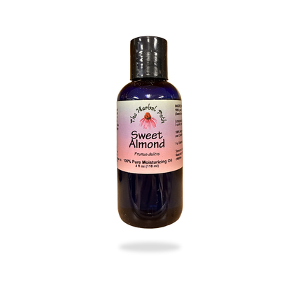 Sweet almond oil by Herbal Path Vitality Works. 4 ounces.