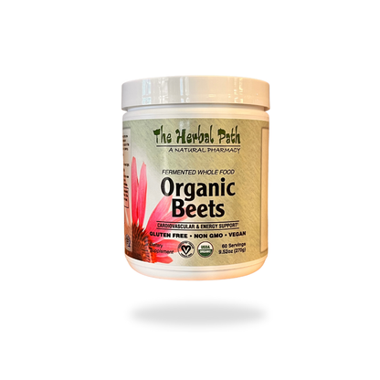 Container of 'The Herbal Path Organic Beets' 