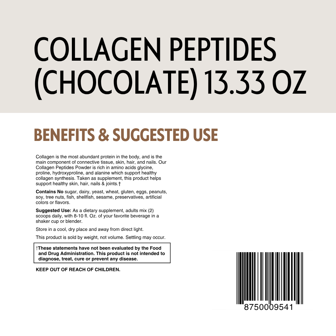 Reliance Collagen Peptides (Chocolate)
