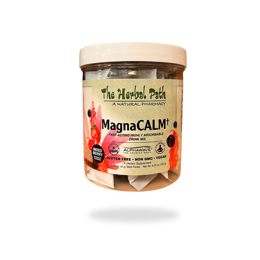 MagnaCALM by The Herbal Path mixed berry flavor.