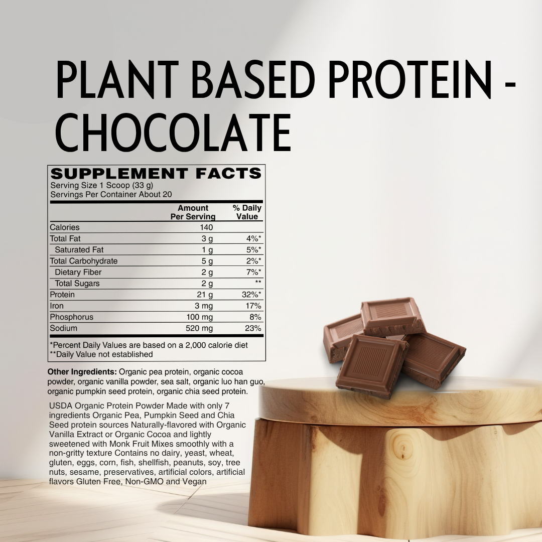Reliance Organic Plant Based Protein Powder - Chocolate