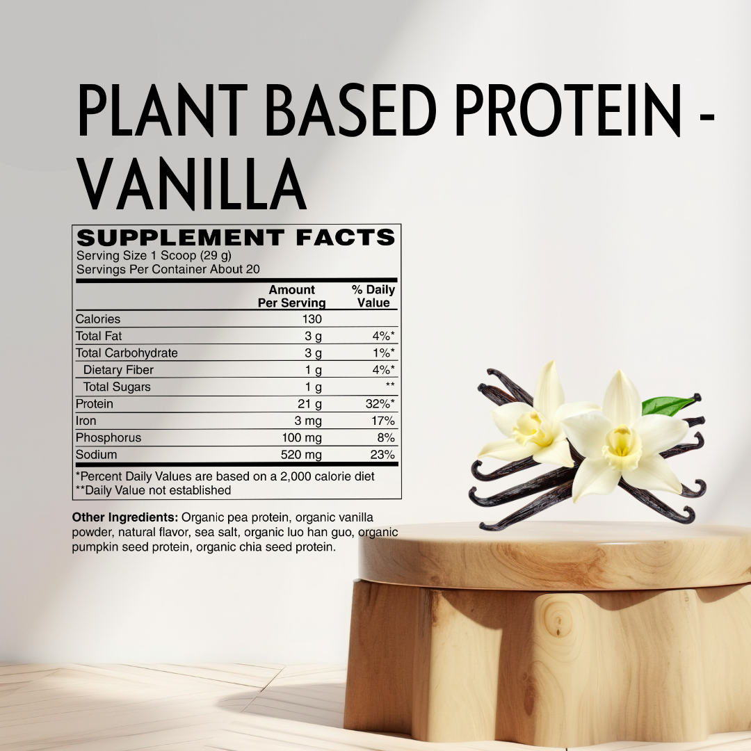 Reliance Organic Plant Based Protein Powder - Vanilla