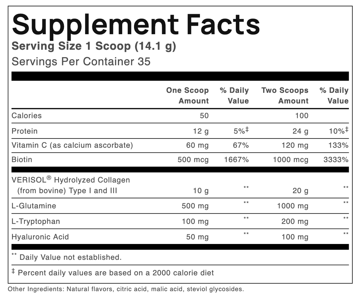Natural Factors Total Body Collagen (Pomegranate)
