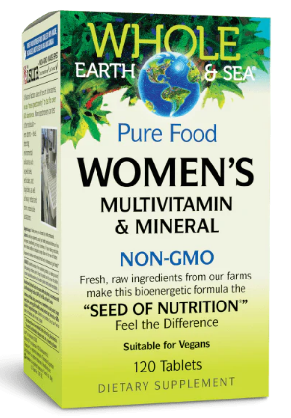 Natural Factors Whole Earth & Sea Women's Multivitamin & Mineral