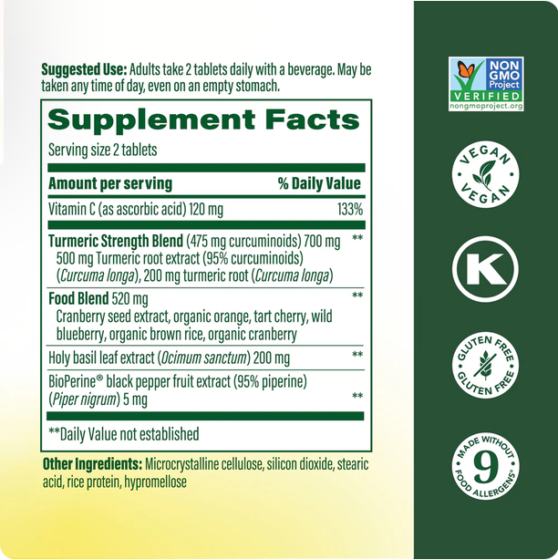 MegaFood Turmeric 475 mg