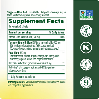 MegaFood Turmeric 475 mg