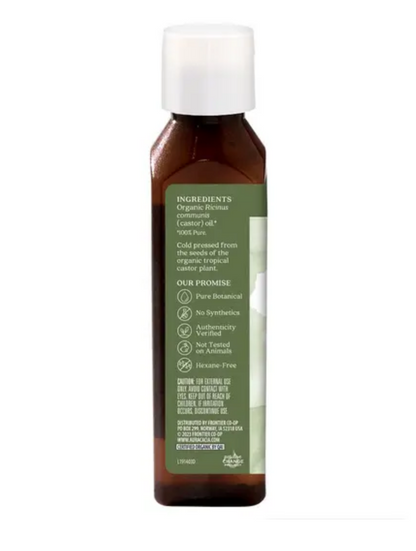 A small amber bottle with a white cap and a green label, shown against a white background. A browser-style navigation bar is visible along the bottom edge of the image.
