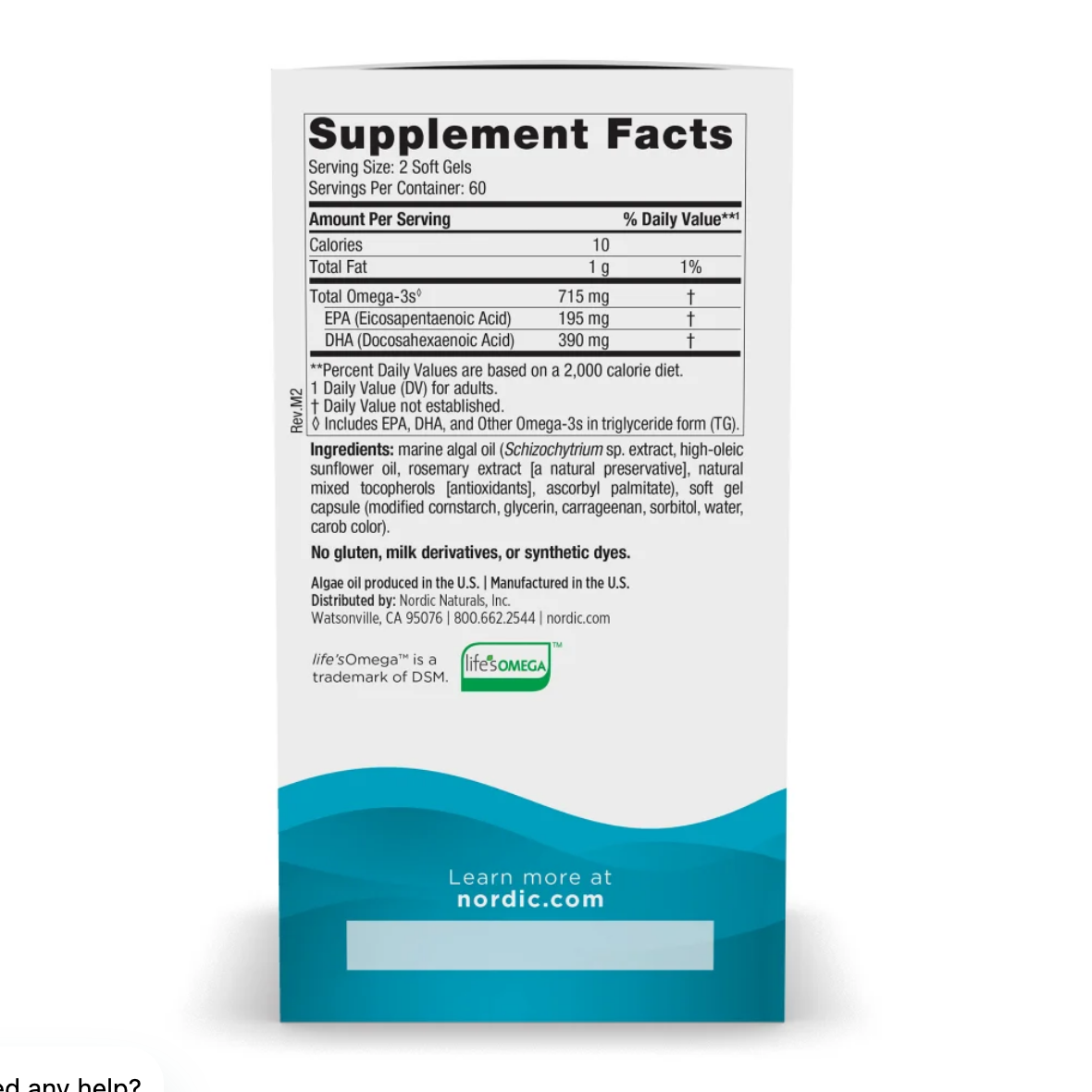 Nordic Naturals Algae Omega