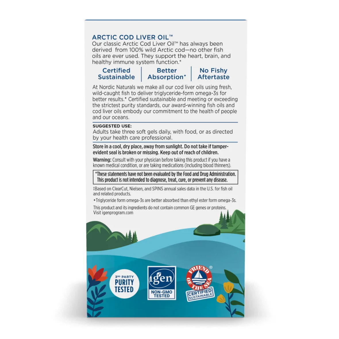 Nordic Naturals Arctic Cod Liver Oil (Lemon)
