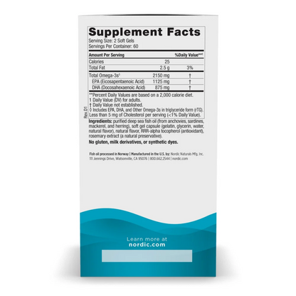 Supplement facts label on a white background