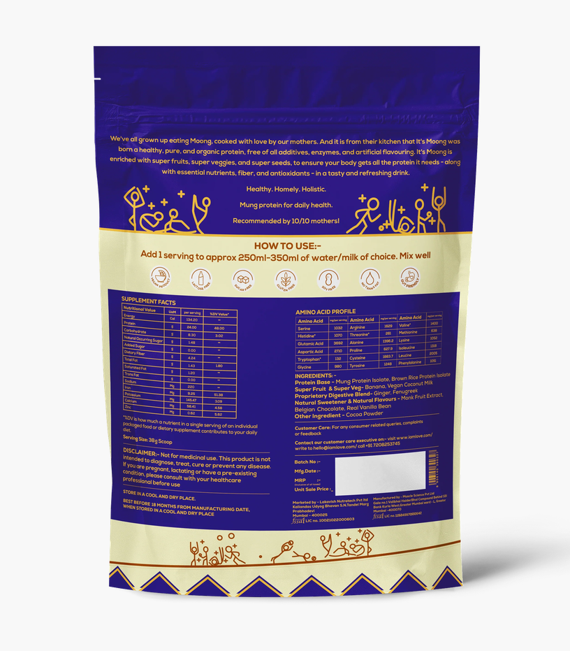 It's Moong Plant Protein (Belgian Chocolate)