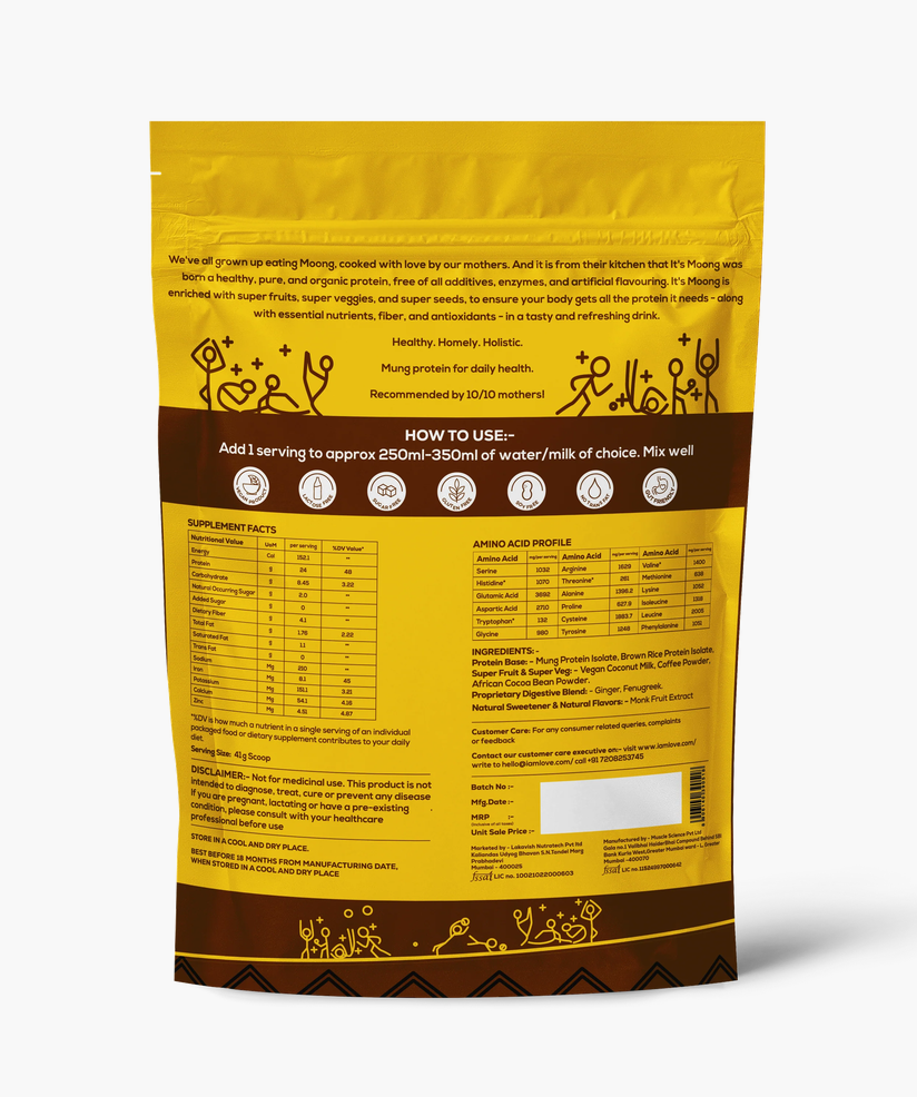 It's Moong Plant Protein (African Cocoa Latte)