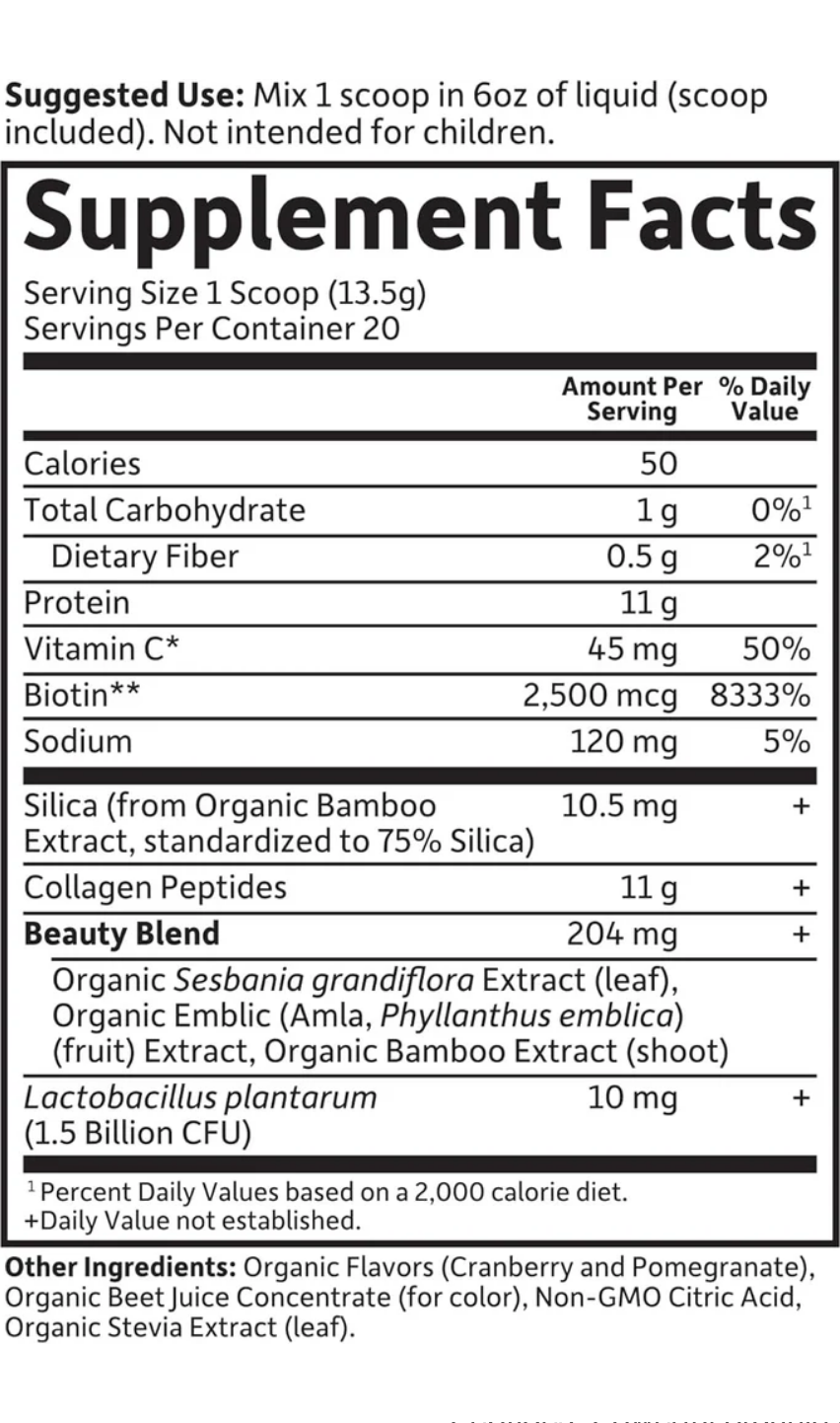 Garden of Life Collagen Beauty (Cranberry Pomegranate)
