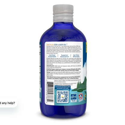 Nordic Naturals Arctic-D Cod Liver Oil Liquid (Lemon)
