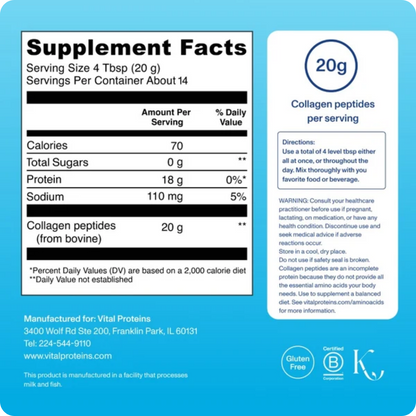 Vital Proteins Collagen Peptides (Unflavored)