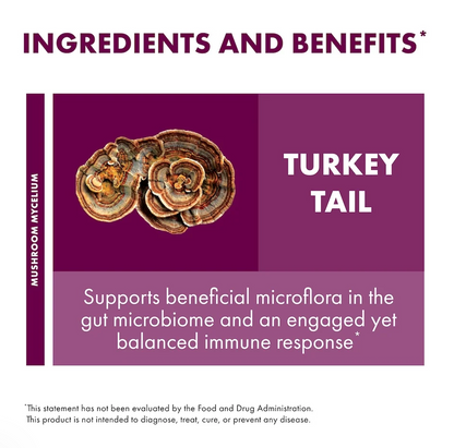 Host Defense Turkey Tail Mushrooms