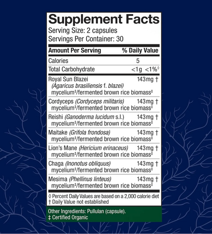 Host Defense Stamets 7 Mushroom Capsules