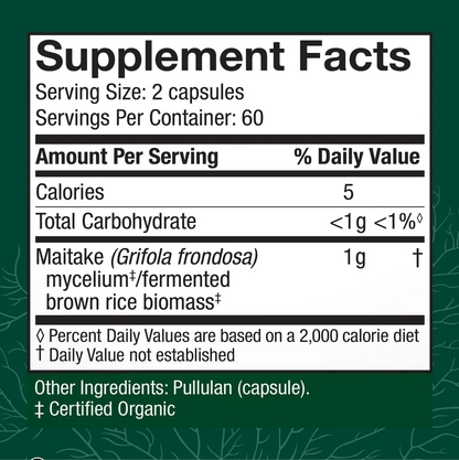 Host Defense Maitake Mushroom Capsules