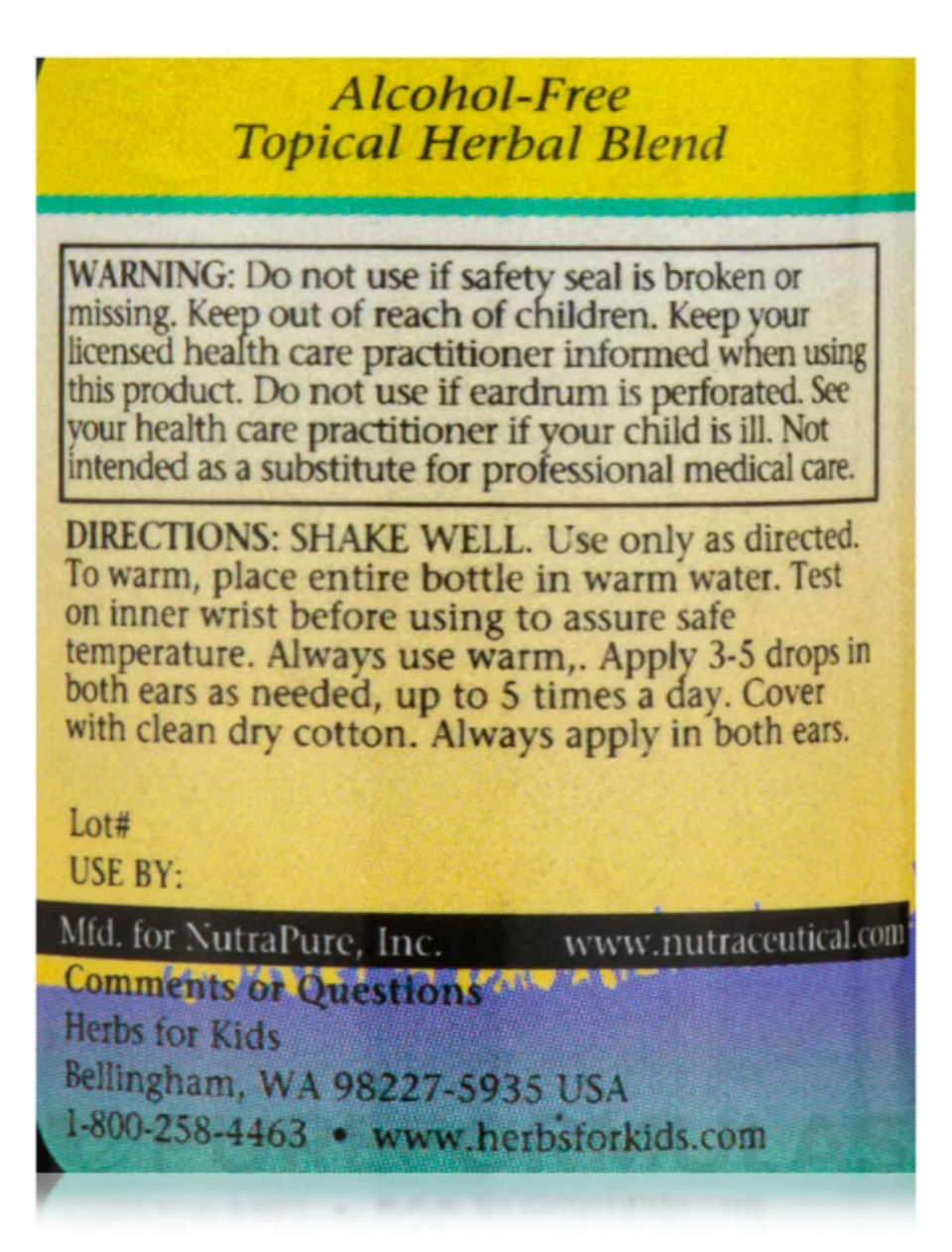 Herbs for Kids Willow Garlic Ear Oil