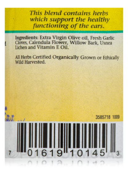 Herbs for Kids Willow Garlic Ear Oil