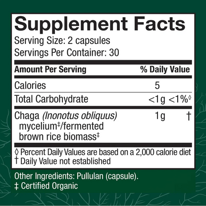 Host Defense Chaga Mushroom Capsules