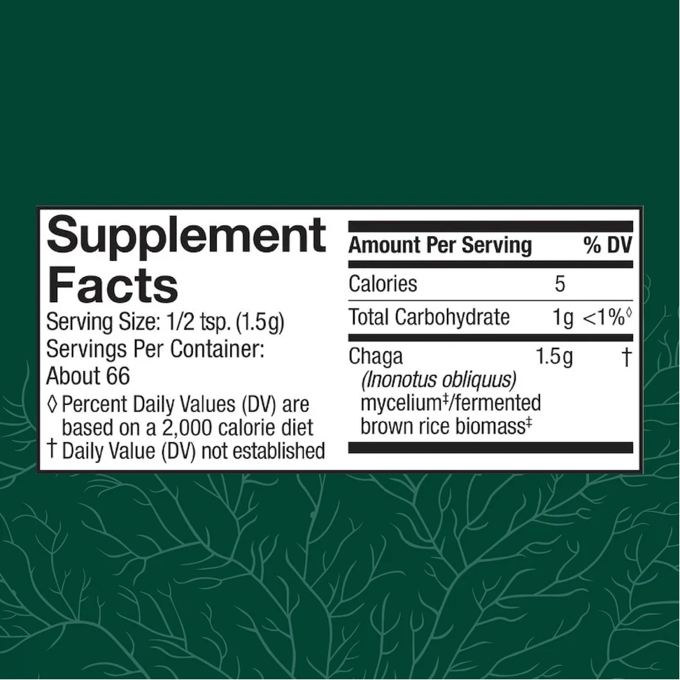 Host Defense Chaga Mushroom Powder