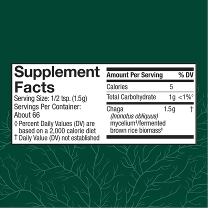 Host Defense Chaga Mushroom Powder
