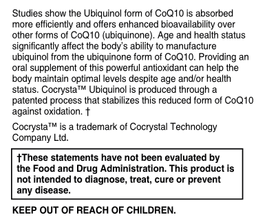 Reliance Ubiquinol 100 mg
