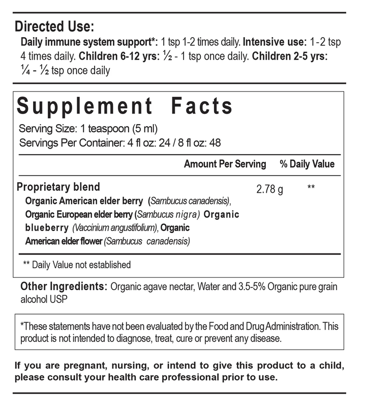 Maine Medicinals anthoimmune™ Organic Elderberry Syrup